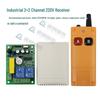 Waterproof Wireless 2-Button Remote Control Switch for 220V/380V Water Pump Motor