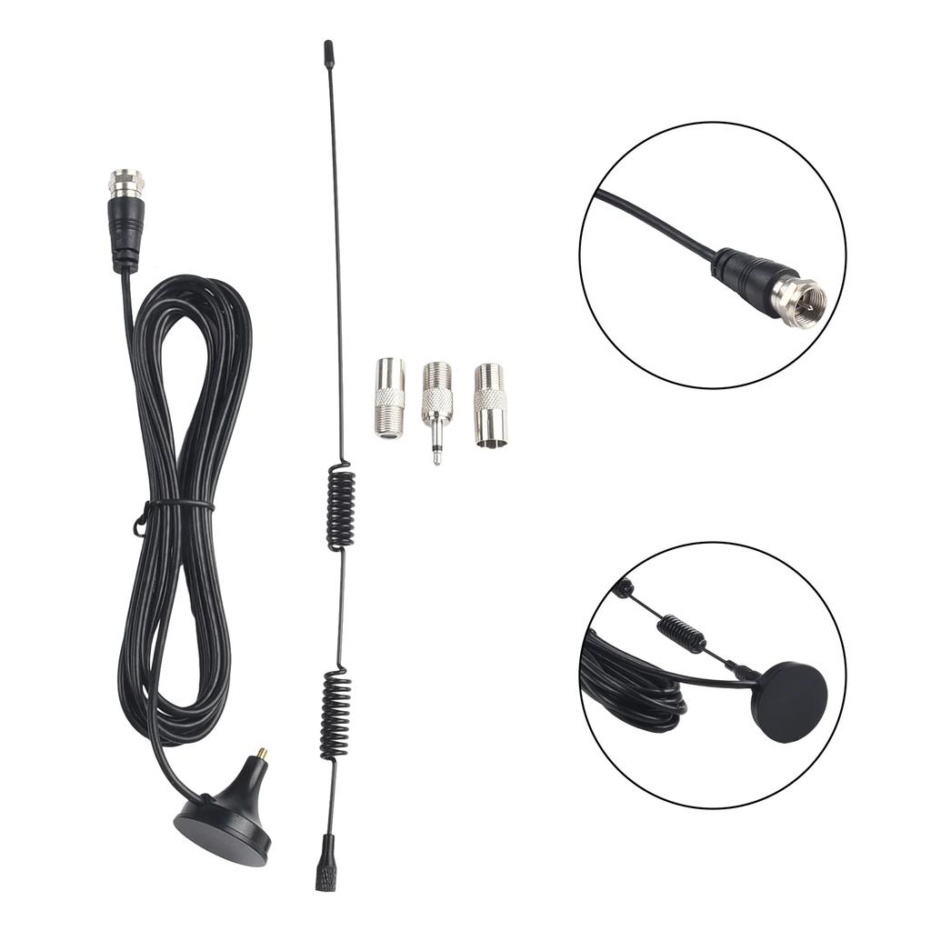For Indoor Digital Audio DAB FM Antenna Enhance Stereo Receiver's Signal Strength Easy Installation Compatible with AV Audio