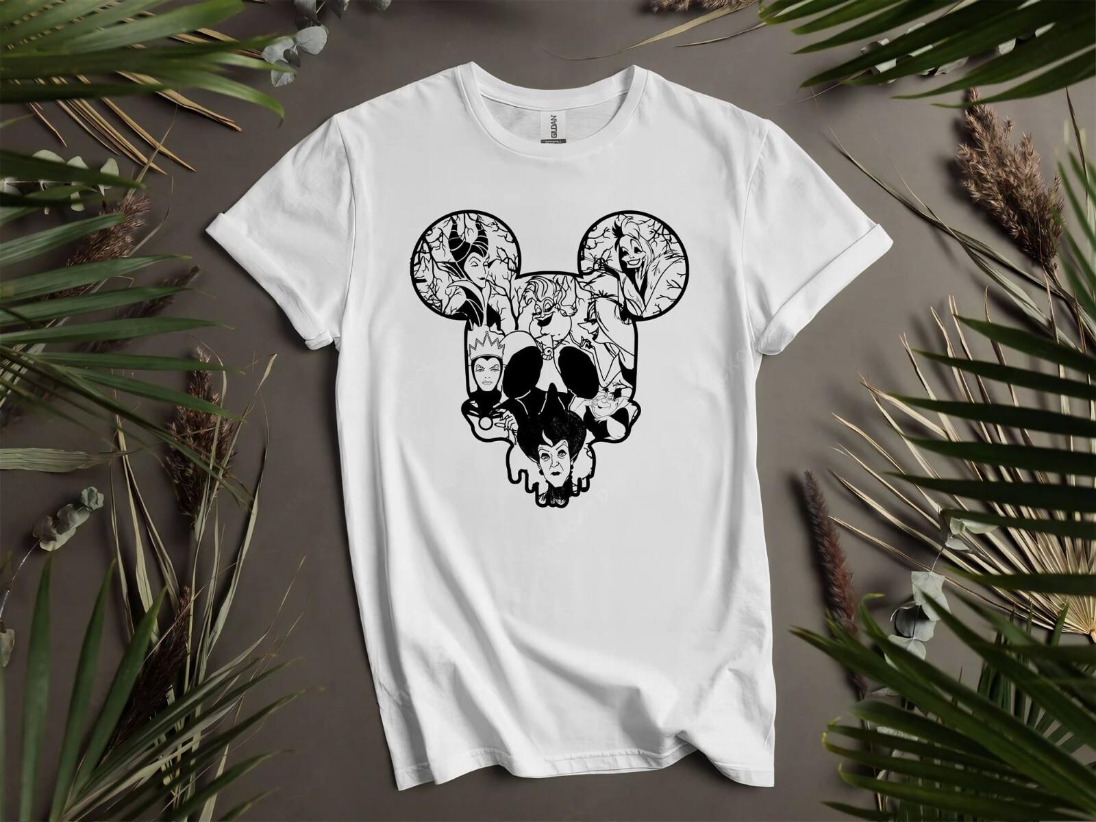 Halloween Villains Characters T-Shirt Mens Womens Tees Top T Shirt Mens Womens Tees Top Men Women Unisex Tshirt I33 S