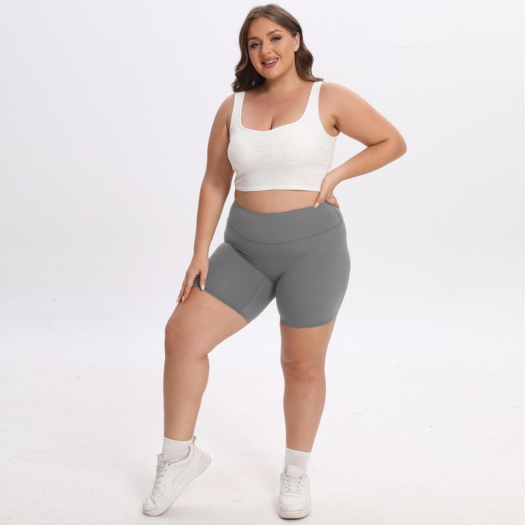 Letnie legginsy z wysokim stanem dla kobiet w dużych rozmiarach - Elastyczne spodnie do jogi i sportu