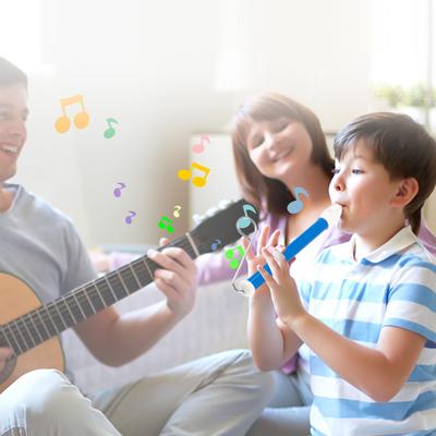SW1 YL Kids Slide Whistle with Steel Sliding Rod Musical Instrument Toy for Children Kazoo Flute for Parent Child Games