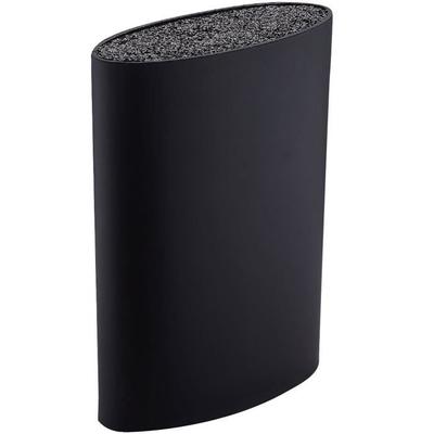 Knife Block - BERGNER - 15.6X6.6X22CM - SOFT TOUCH - Black - 1 Piece