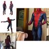 Der Amazing Spider-man Anzug Blau&rot Spandex Bodysuit Für Kinder Und Erwachsene