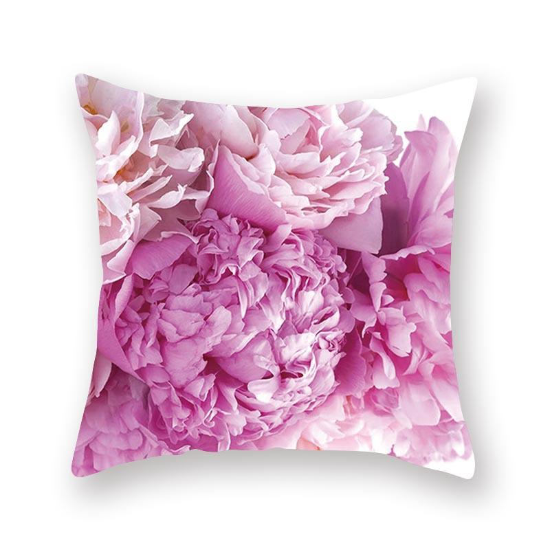 Nieuw Aquarel Bloemen Kussen Digitale Print Sofa Bed Stof Kussen Rugleuning Kussenhoes