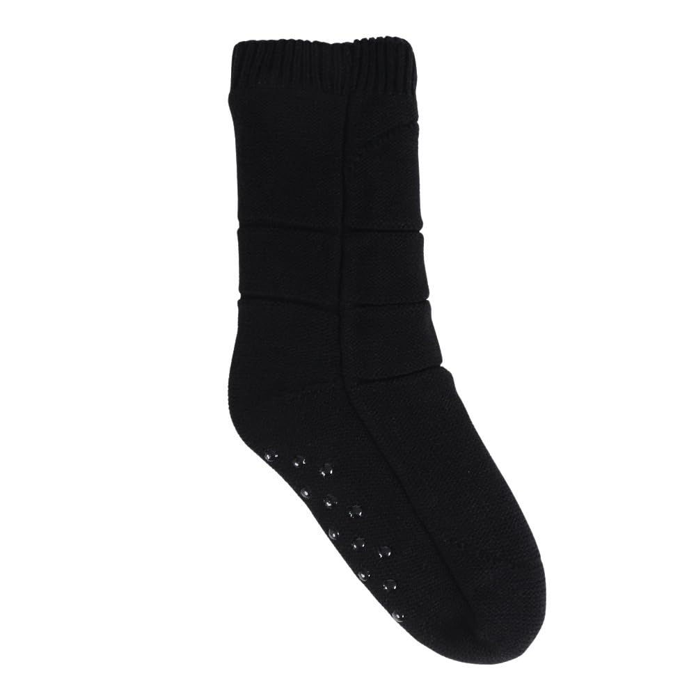 The North Face Nuptse Bootie Odor Cold TNF Size S Socks, Unisex, Non-Slip, Antibacterial, Resistant, Weather, Warm, Black/TNF Black,