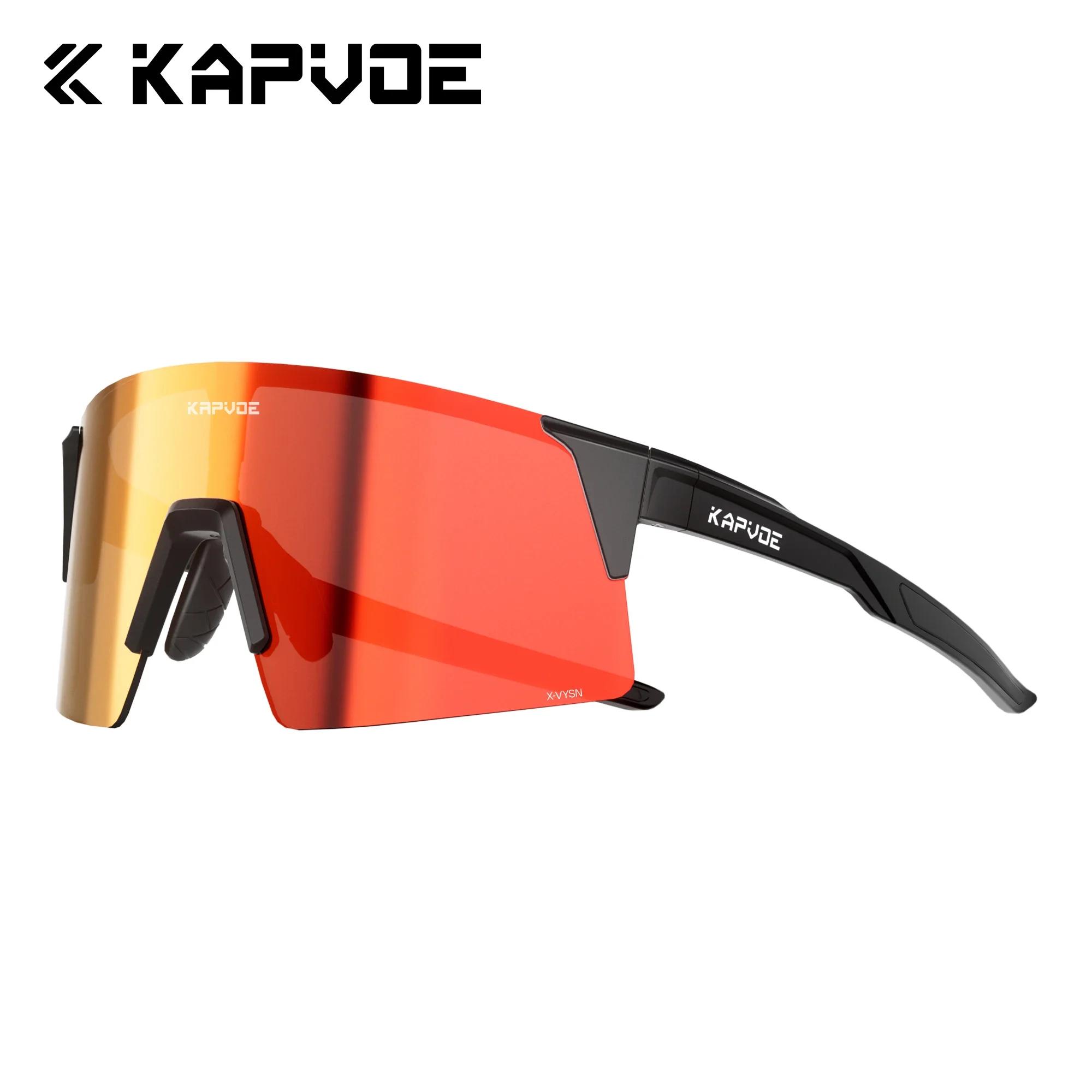 

Kapvoe Photochromic Cycling Glasses Sports Sunglasses Men Women MTB Glasses Driving Running Sunglasses UV400 Lightweight Goggles
