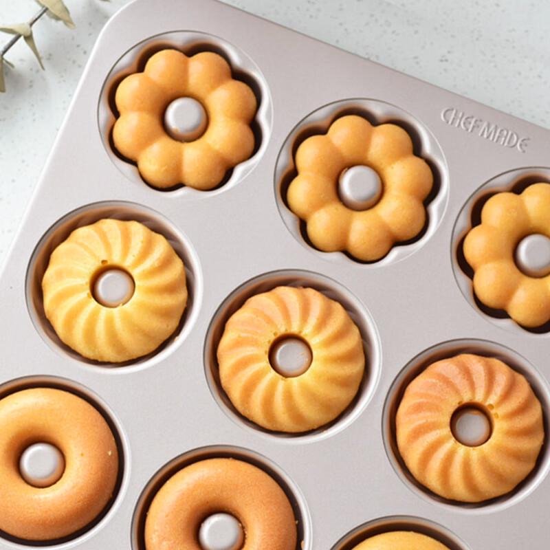 Chefmade 12-Cavity Donut Baking Pan
