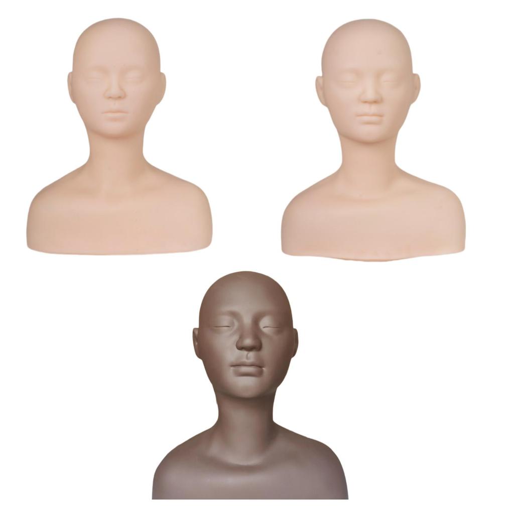 Tréninková figurína Měkká Flexibilní Tréninková Figurína Hlava Tréninková Figurína Ramena Masážní pro Salon SPA Krása Make-up