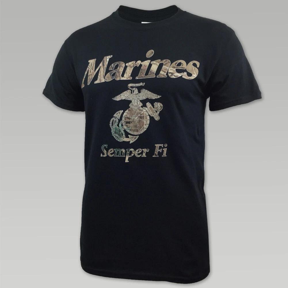 United States Marine Corps Semper Fi Camo Eagle Logo new Fully Licensed S
