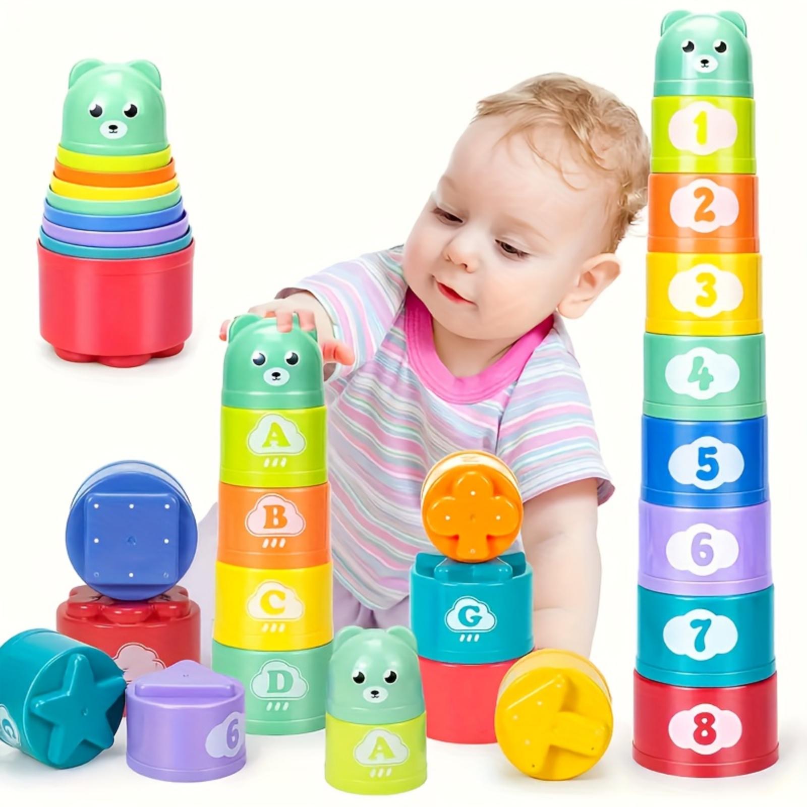 

Cup Color Random Children s Stacking Cup Early Education Toy Stacking Music One Size