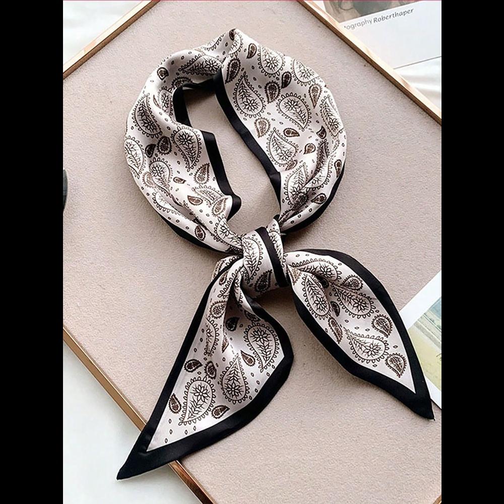 Women Paisley Polyester Silk Scarves & Neck Scarves & Hairbands Suitable For Hair Accessories, Wrapping Bags, Gifts Headband Turban Headband Sweatband