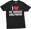 T-shirt Homme J'aime Ma Petite Amie Cougar Saint-Valentin Cadeau Petit Ami tee Shirt