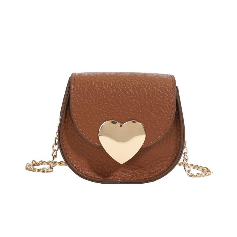 Solid Color Sweet Fresh Girls Casual Small Crossbody Bag For School Play Daily