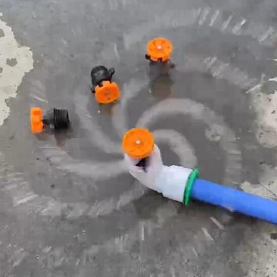 360 Degree Automatic Rotating Sprinkler Heads Garden Irrigation Nozzle Easy To Use Micro Spray Irrigation Tool