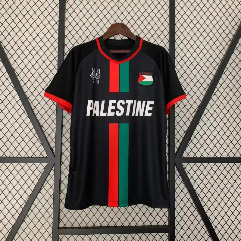 Exklusives Palästina Premier Fußballtrikot der neuen Saison - Trainingsset für Jugendliche und Erwachsene für das besondere Gedenk-Fußballtrikot 2024 M black
