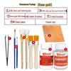 Kit Completo di Doratura con Foglia Oro e Argento per Arte Fai da Te, Artigianato e Pittura