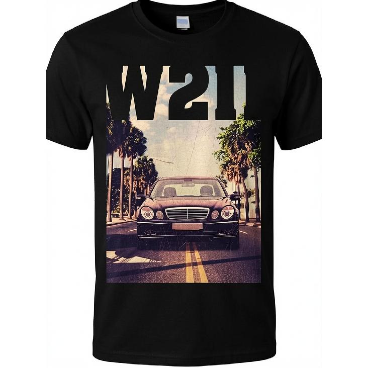 2026 NEUES Glstkrrn W211 Palmbeach T-Shirt | Reguläre Passform, Unisex, Schwarz, XS, Rundhalsausschnitt, Geometrisches Muster, Leicht dehnbarer Stoff, Lässiger Stil