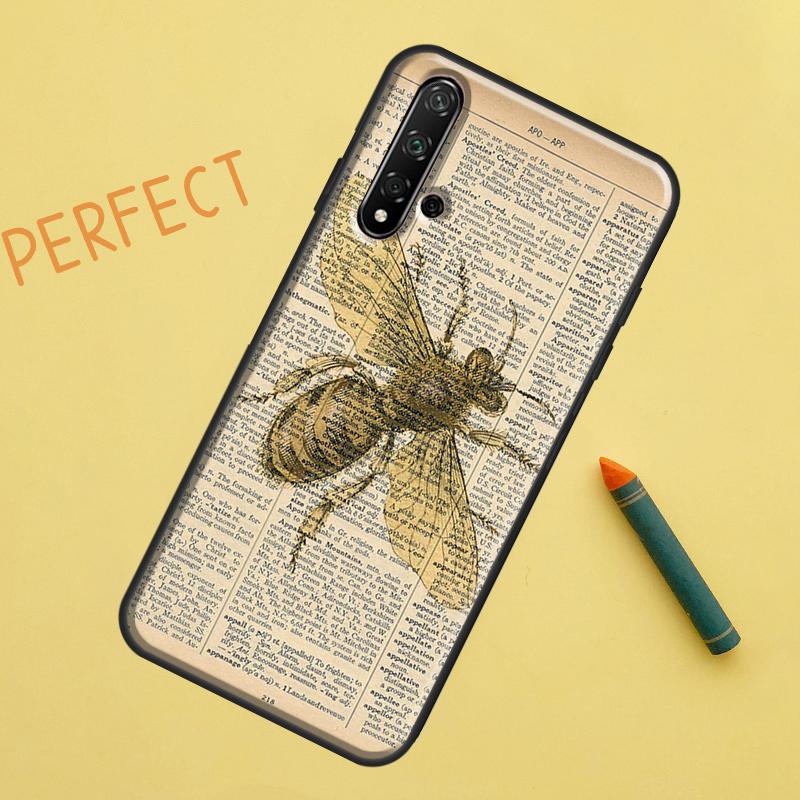 Bee Honey For Huawei Nova 8i 12i 11i 12s Y73 Y72 Y61 Y91 Y90 Y70 Y60 9 10 SE P30 P40 Lite P60 Pro Case
