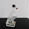 Eagle Whiskeyflaska, bubbelflaska i högborosilikatglas, djurformad ny produkt, djurformad flaska