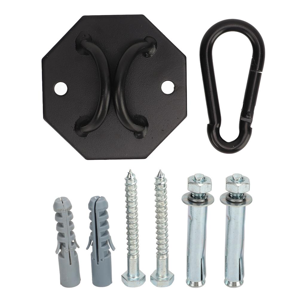 Hammock Mounting Plate Wall Mount Ring Hooks Hanging Kit with Screws for Camping Traveling Field