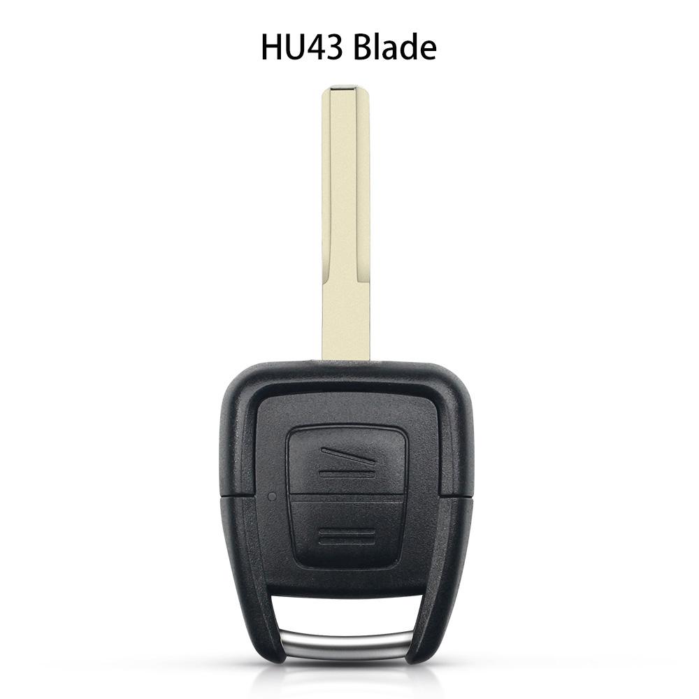 KEYYOU Replacement 2 Button Remote Car Key Shell + Blank For Vauxhall Opel Vectra Astra Zafira Omega J Ignia G Mk4 Key Case