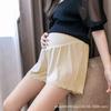 Pregnant Women's Ice Silk Safety Pants Anti-light Shorts Summer Loose Summer Clothing Thin Large Size Outer Leggings Casual Pants
