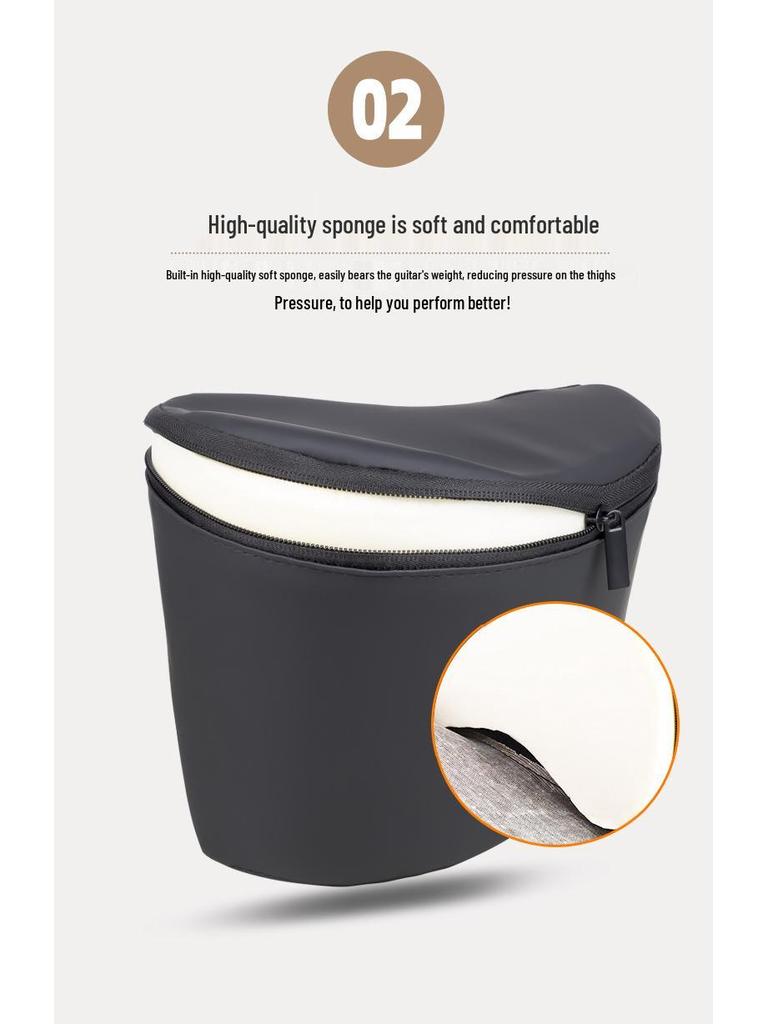 Flanger FA-60S Classical Guitar Cushion Support with High-Elastic Sponge and Leather