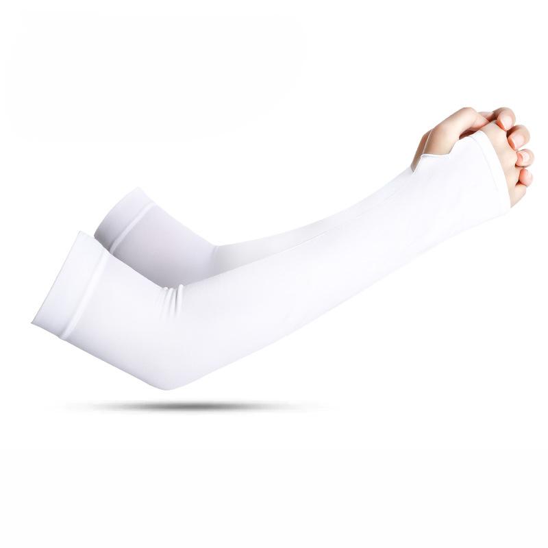 Sun Protection Ice Silk Polyester Sleeves Summer Cycling Outdoor Men s Driving Arm Sleeves Long Style