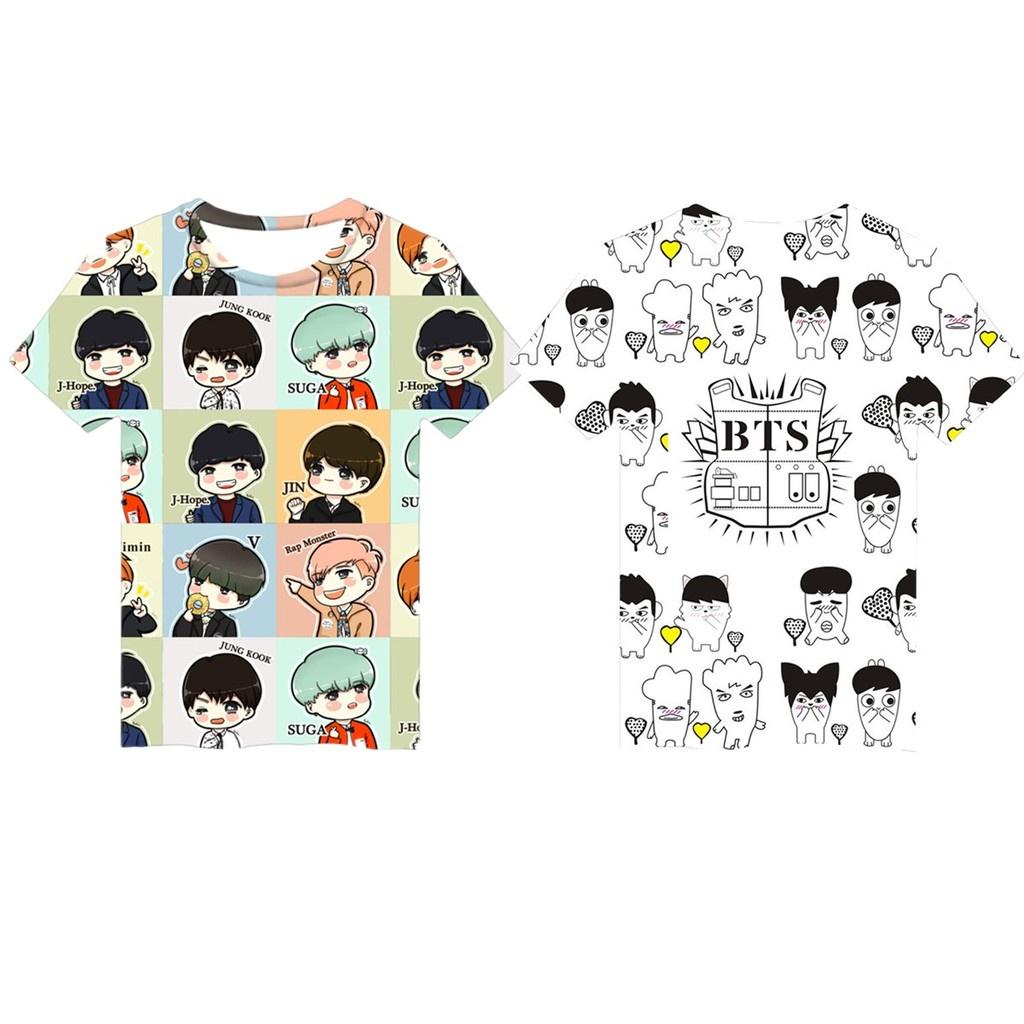 Premium Quality Kpop Bts 3d T-shirt Bangtan Boys Love Yourself Short Sleeve Apparel
