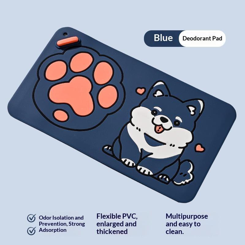 Silicone Bathroom Deodorizing Drain Cover Reusable Waterproof Odor Sealing Drain Mat for Kitchen Toilet Laundry Sink
