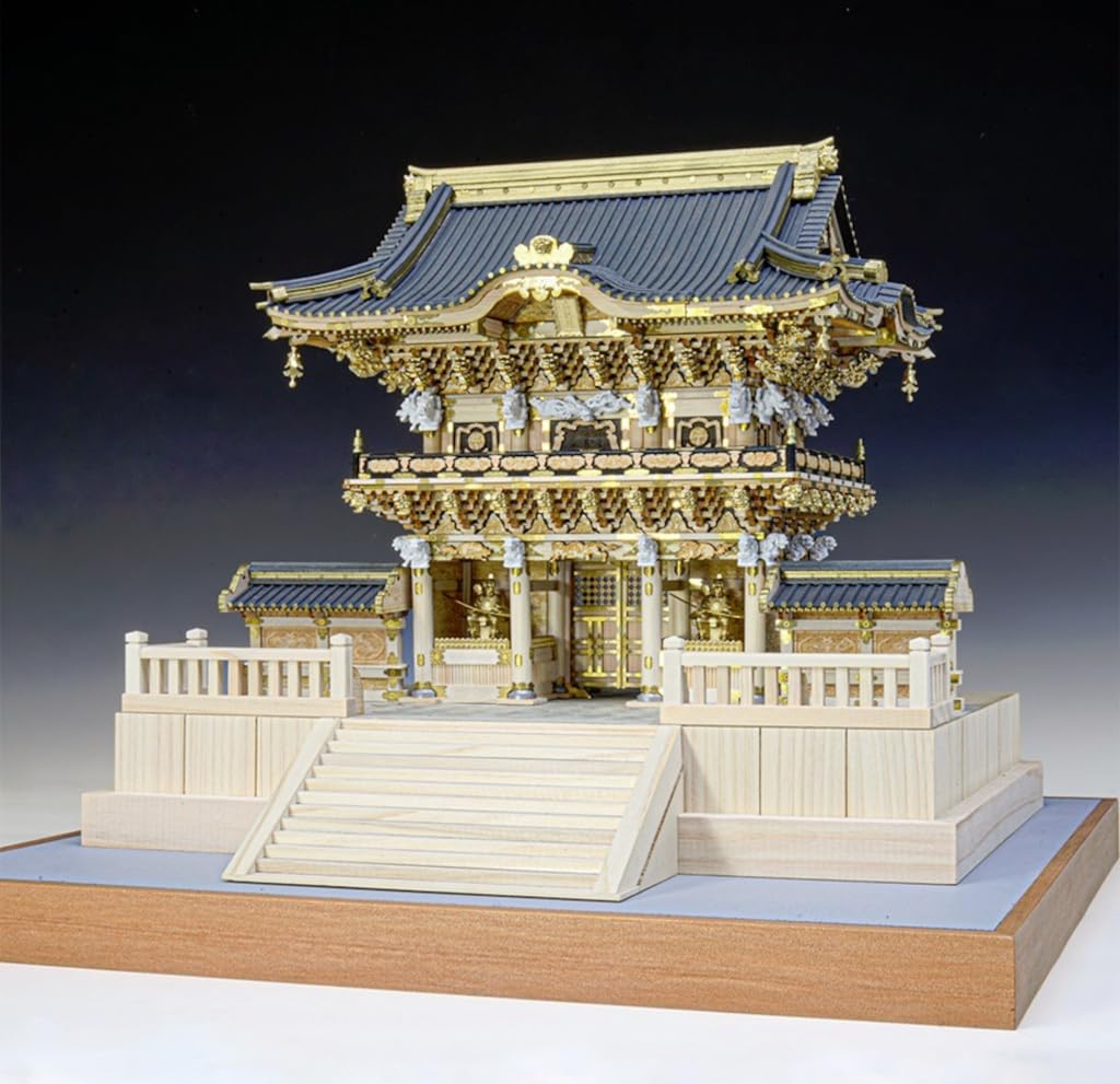 Woody Joe 1/50 Nikko Toshogu Shrine Yomeimon Gate Wooden Model Assembly Kit (Building)