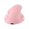 Ergonomic Wireless Vertical Optical Adjustable High Compatible with Pink Mouse, 2.4GHz Wireless, Right-Handed, 3-Level DPI, Rechargeable, Ergonomic,