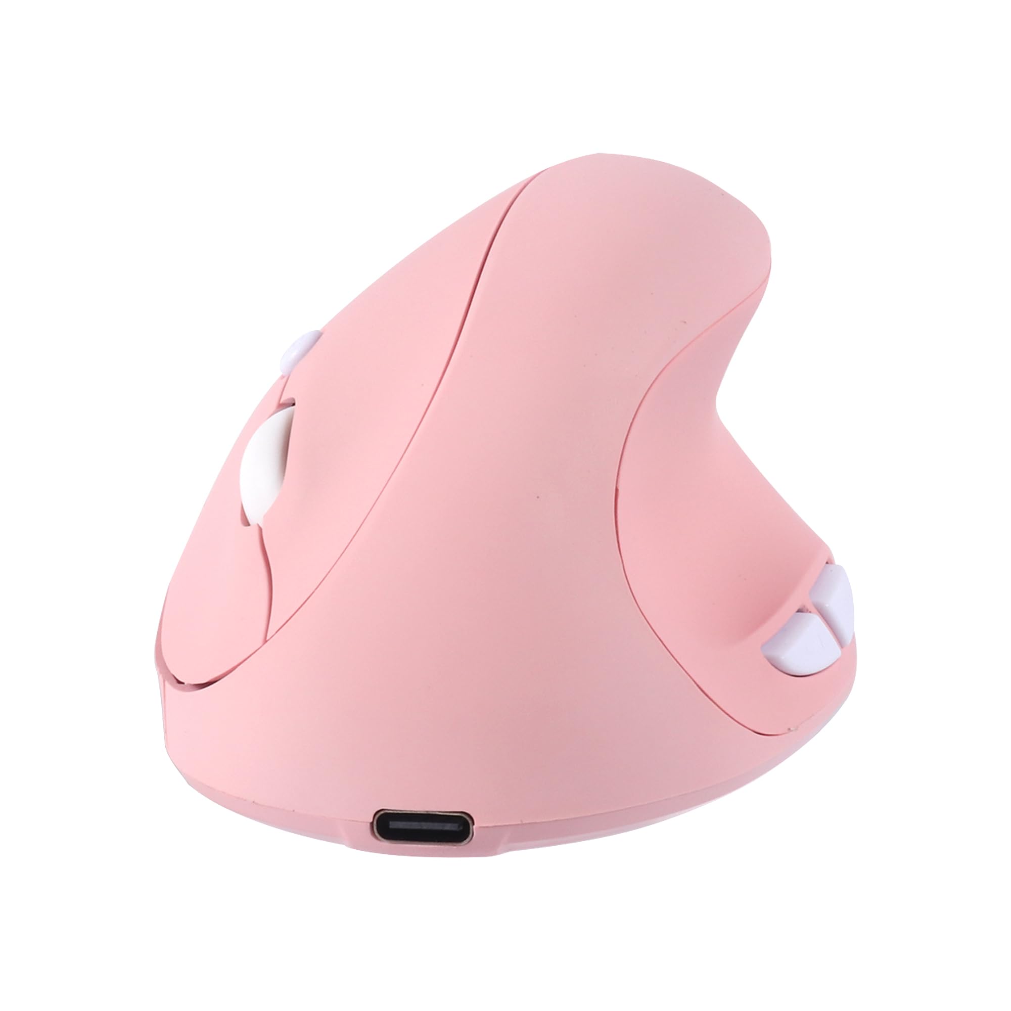 

Ергономічна бездротова вертикальна оптична регульована високосумісна рожева миша, бездротова 2,4 ГГц, для правої руки, 3 рівні DPI, акумуляторна, ергономічна, рожевий