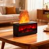 Fireplace Flame Oil Aroma Diffuser Upgraded,6 Color Changing Lights Aromatherapy Diffuser,Oil CoolMist Humidifier With Timer&Remote