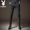 PLAYBOY Men's Straight-Leg Business Casual Pants for Autumn/Winter