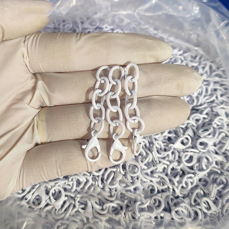 10-20PCS Metal Colorful Keyring Extension Chain Tail Lobster Clasps Keychain Charms for Necklace Bracelet Pendant Jewelry Making