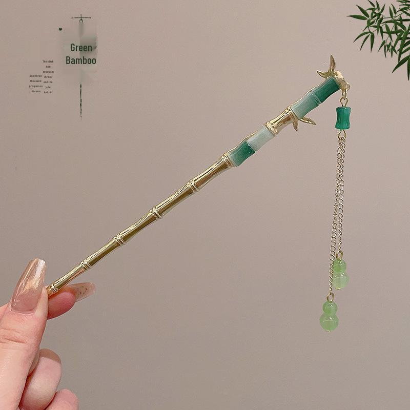 

Элегантная ретро заколка-кисточка для прически пучок ханфу - Женская металлическая заколка для волос в китайском стиле