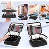 Clear PVC Makeup Bag & Nail Polish Organizer, Large Capacity Portable Cosmetic Storage Bag Travel Toiletry Pouch for Nail Tools