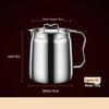 Mailang 2L Stainless Steel Oil Strainer Pot