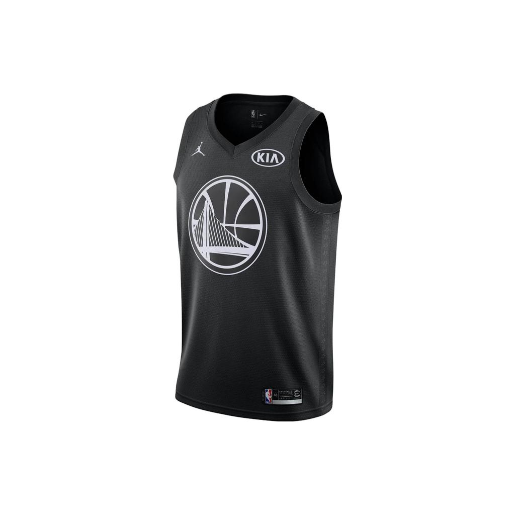 Jordan X NBA Stephen Curry Warriors #30 Logo Print Athletic Sweat-Wicking Tank Top Men Tops Black 928873-011