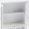 1:12 Dollhouse Miniature White Wood Cupboard Shelf Furniture Model