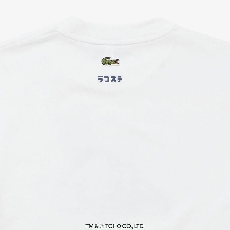 LACOSTE X GODZILLA 2.0 T-Shirt Size 6 XL White Japan Limited Head