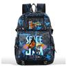 Trendy high school student schoolbag, male and female style personalized college student backpack, fashionable and simple student back