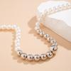 Imitation Pearl and Big Ball Beaded Choker Necklace for Women Short Beads Chains Collar On Neck Accessories 2026 Fashion Jewelry