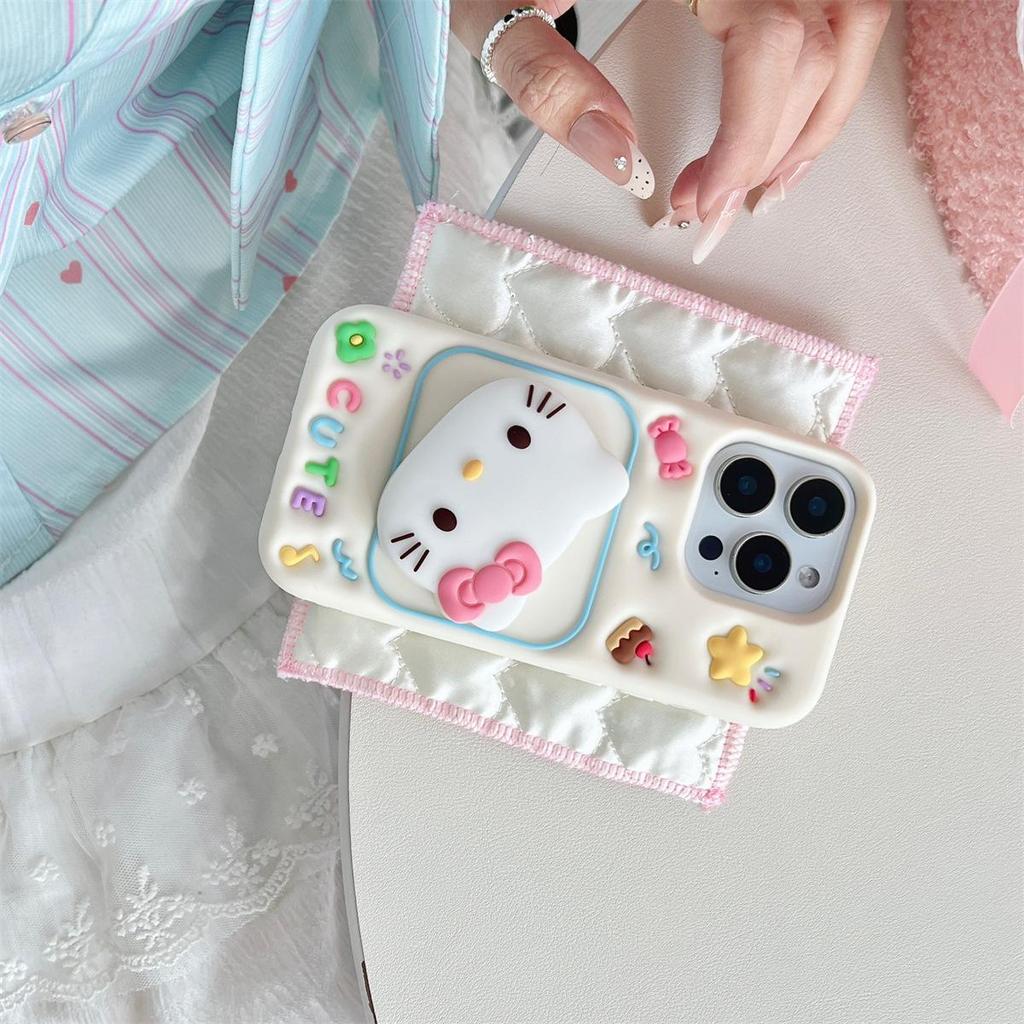 Sanrio Cartoon Rotating Stand Phone Case for iPhone 14/13/12/11 Pro Max