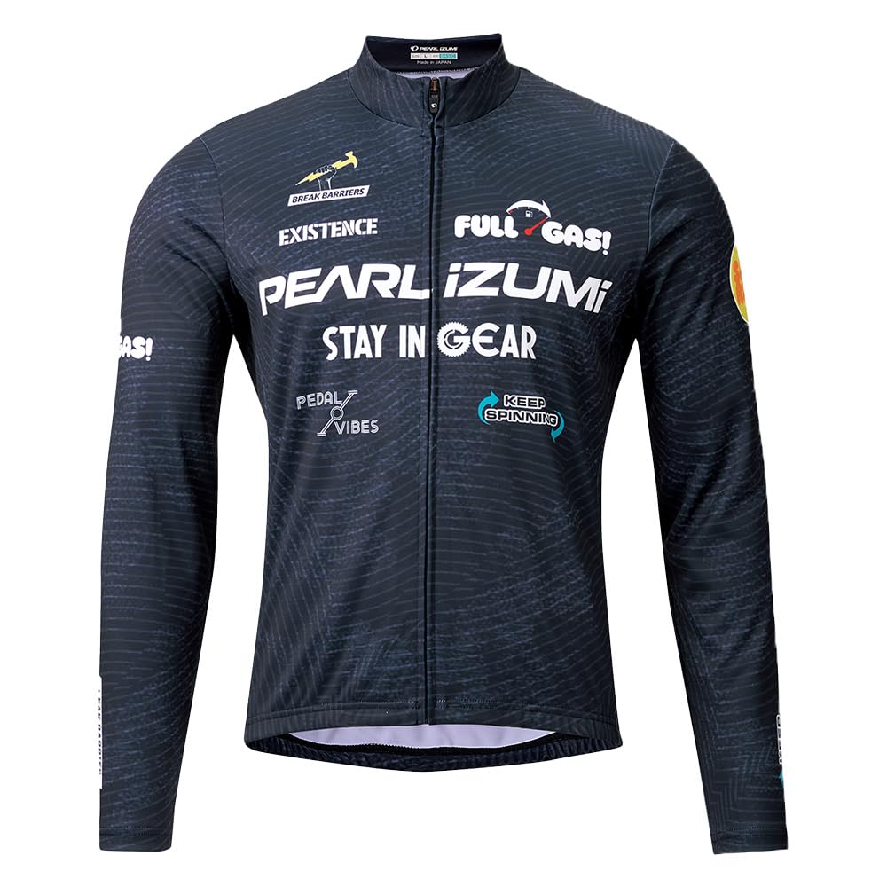 PEARL IZUMI cycling wear N3455-BL Printed Jersey Color 10 Pearl Black Size XL