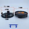4pcs/lot Blank No Logo 74mm Wheel Cap For Mercedes-Benz Wheel Center Caps Hub Caps Fit 65mm Emblem Sticker Black Silver LM6