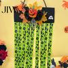 Non-woven Fabric Holiday Wall Decoration Halloween Rag Flag Banner, Pumpkin Maple Leaf Flower Ribbon Hanging Lightweight Hemp Rope Door Sign