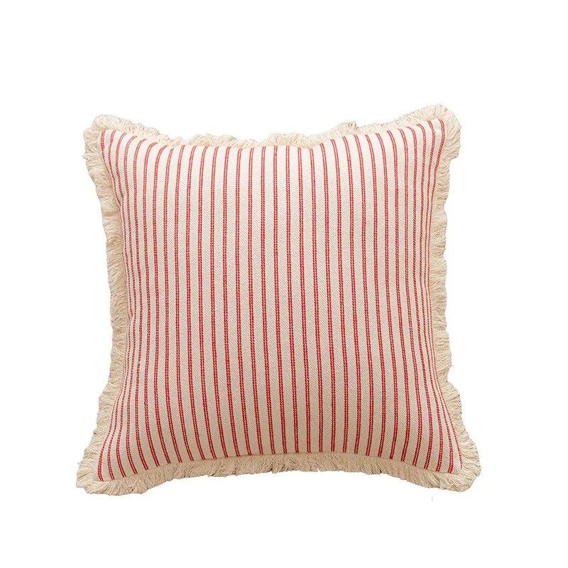 1pc Throw Pillow Covers, Comfortable Striped Throw Pillowcase, ThrowPillow Covers Decor Home Decor, Room Decor, Bedroom Decor