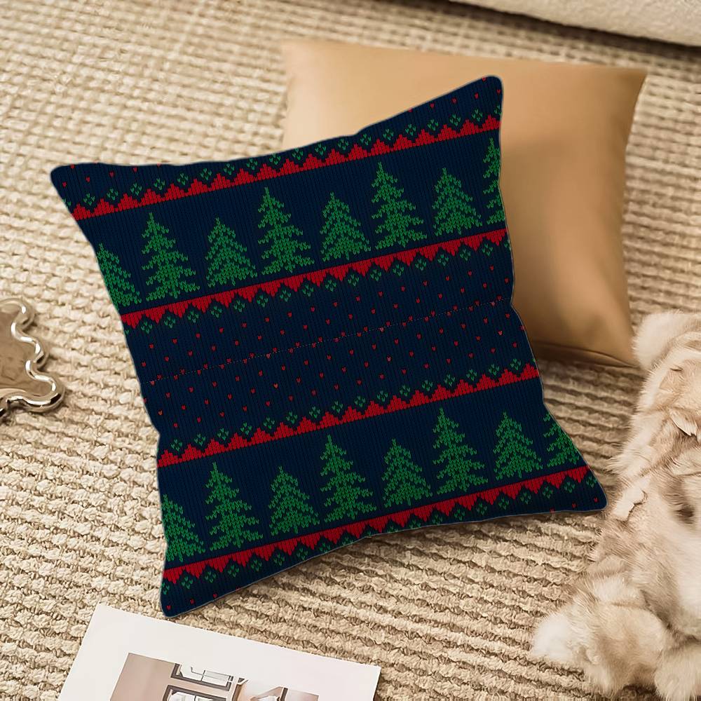 Kleine Weihnachtsfreude Kissenbezug Seidig Kurzplüsch Mit Verdecktem Reißverschluss Staubdicht Sofa Kissenbezug